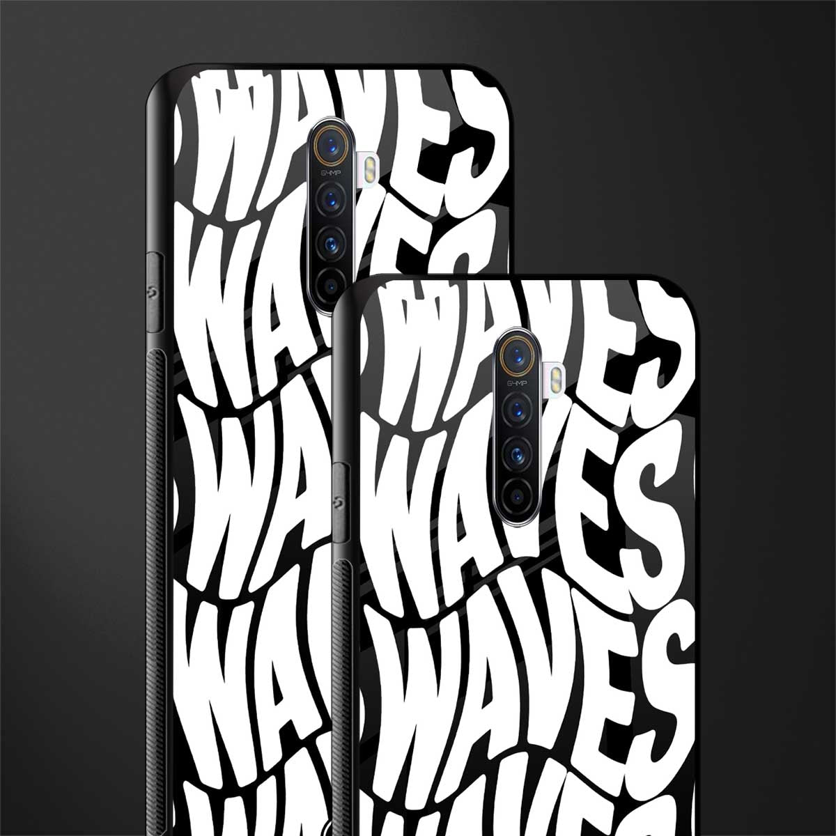 waves glass case for realme x2 pro image-2