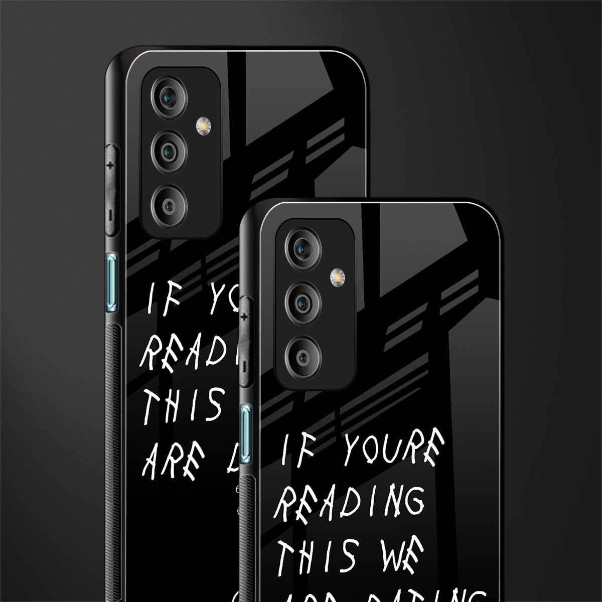we are dating back phone cover | glass case for samsung galaxy f23 5g