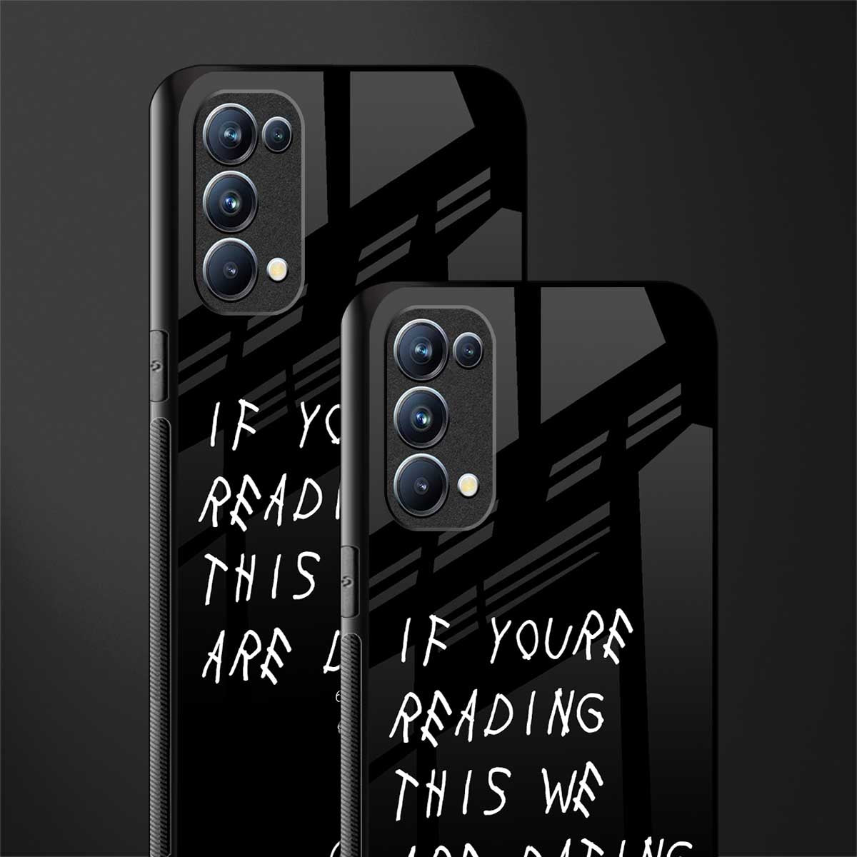 we are dating back phone cover | glass case for oppo reno 5