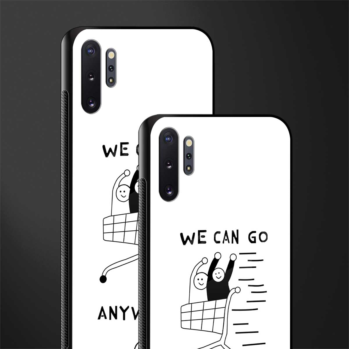 we can go anywhere glass case for samsung galaxy note 10 plus image-2