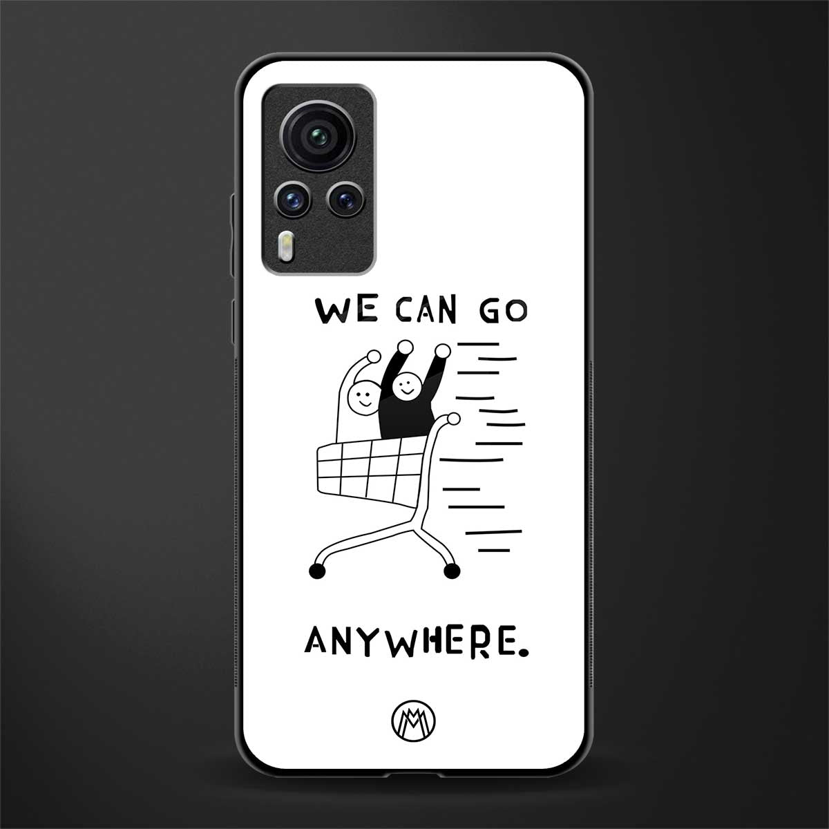 we can go anywhere glass case for vivo x60 pro image