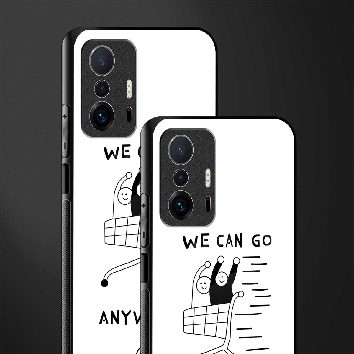 we can go anywhere glass case for mi 11t pro 5g image-2