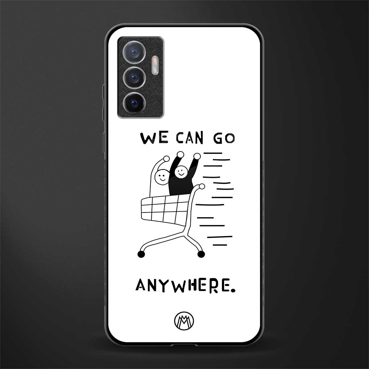 we can go anywhere glass case for vivo v23e image