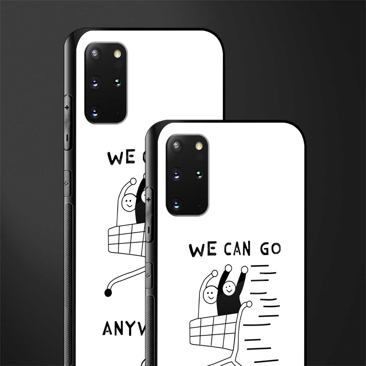 we can go anywhere glass case for samsung galaxy s20 plus image-2
