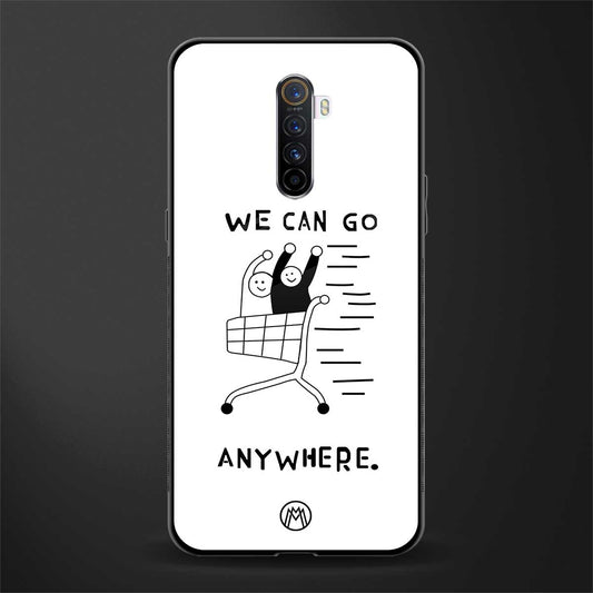 we can go anywhere glass case for realme x2 pro image