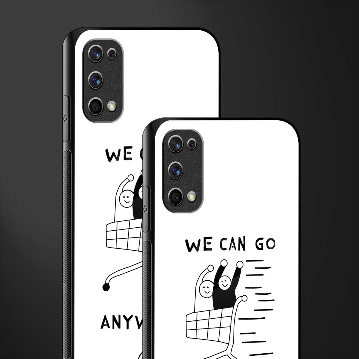 we can go anywhere glass case for realme 7 pro image-2