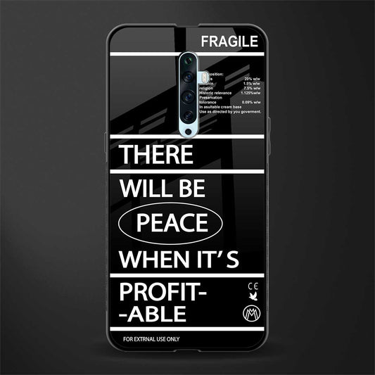 when it's profitable glass case for oppo reno 2f image