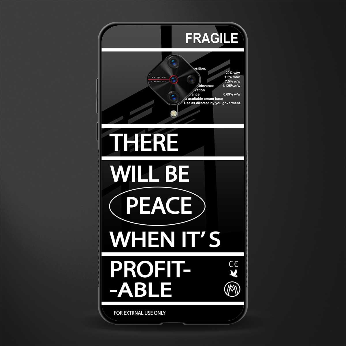 when it's profitable glass case for vivo s1 pro image