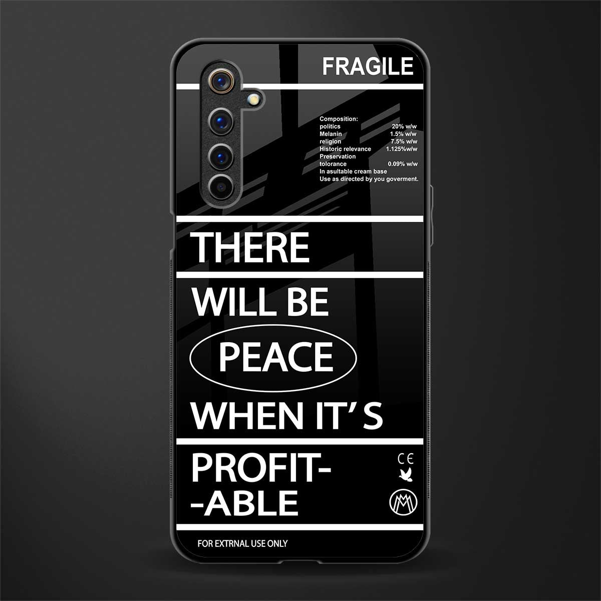 when it's profitable glass case for realme 6i image