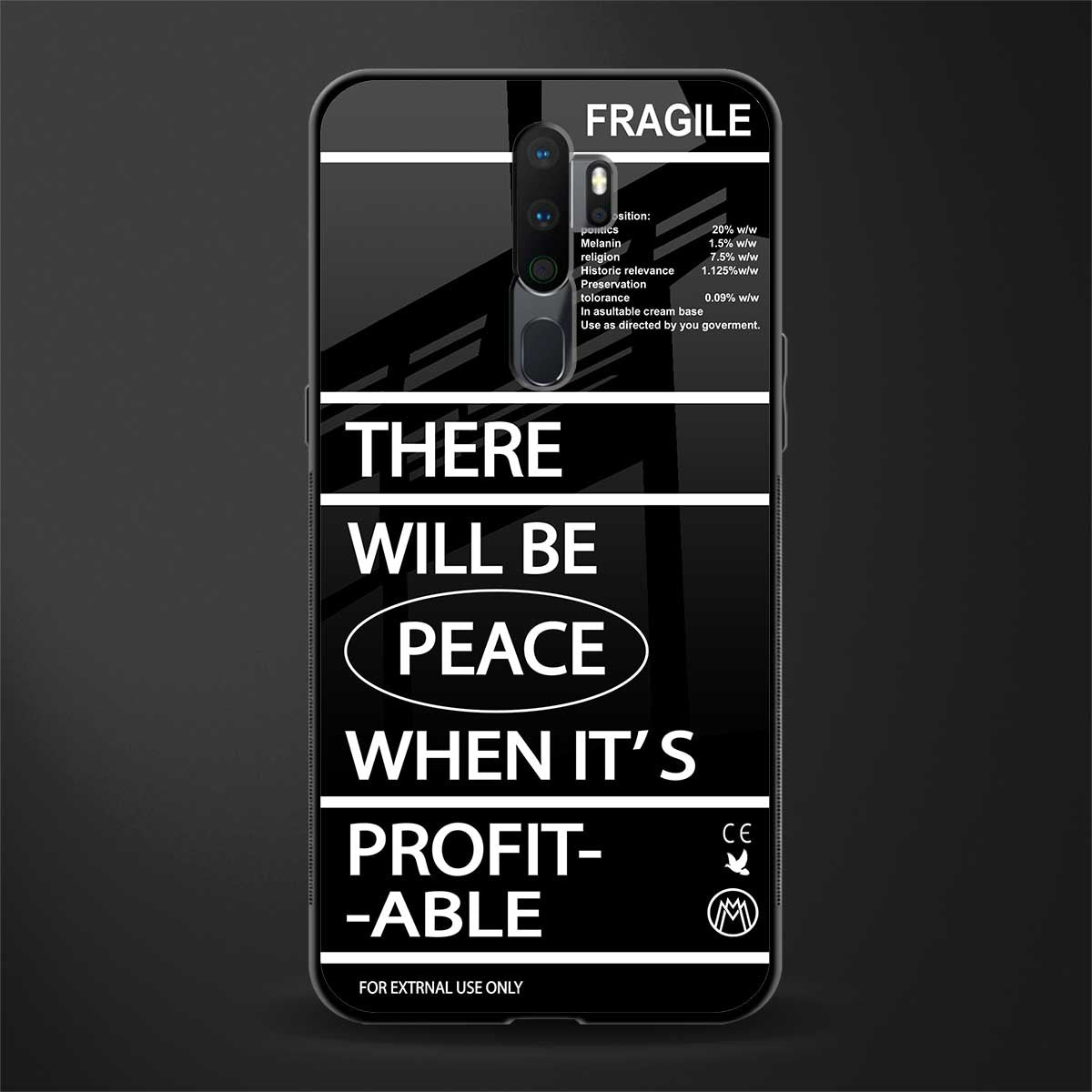 when it's profitable glass case for oppo a9 2020 image
