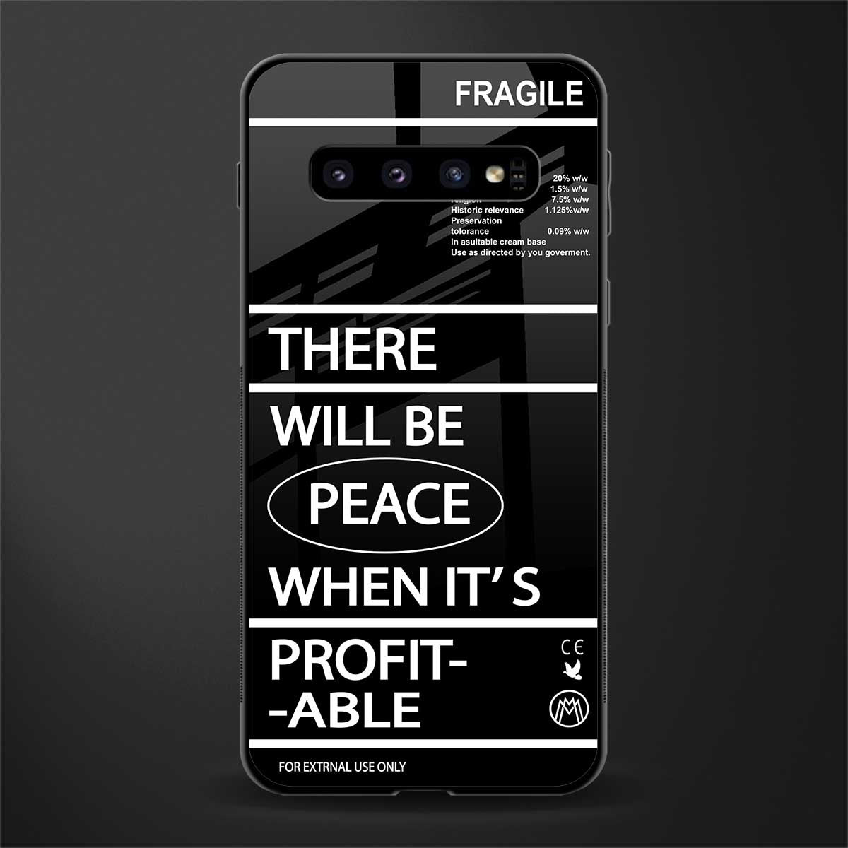 when it's profitable glass case for samsung galaxy s10 image