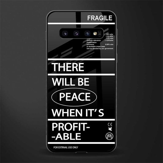 when it's profitable glass case for samsung galaxy s10 plus image