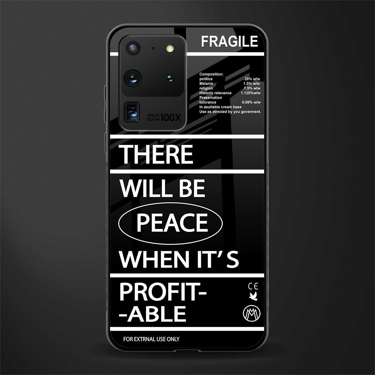 when it's profitable glass case for samsung galaxy s20 ultra image