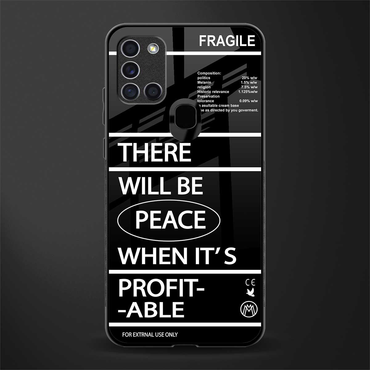when it's profitable glass case for samsung galaxy a21s image
