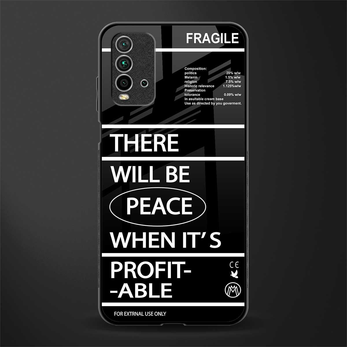 when it's profitable glass case for redmi 9 power image