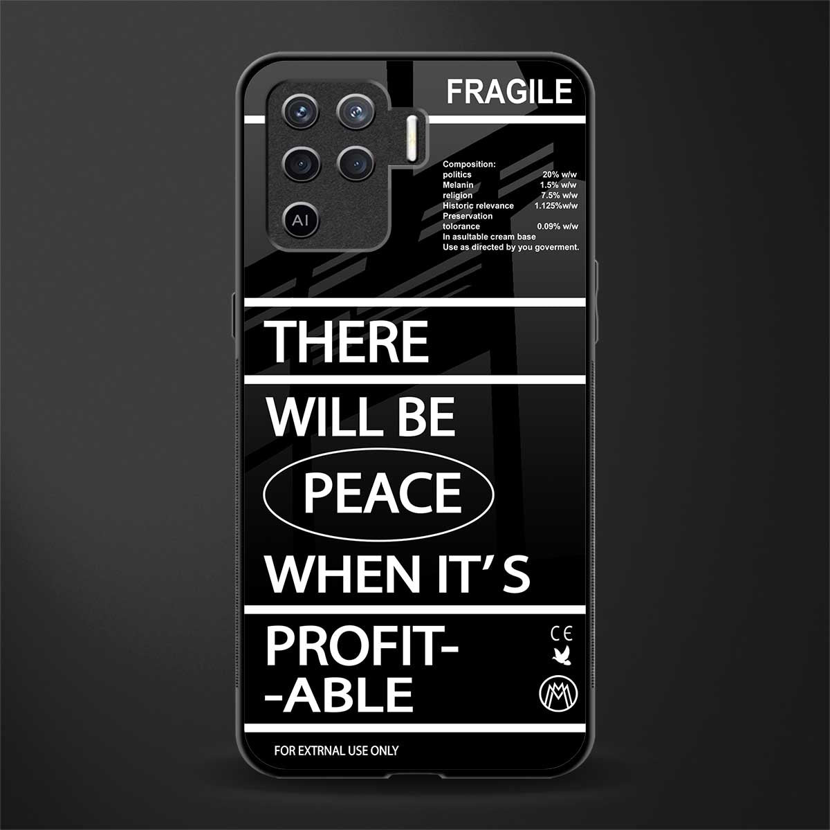 when it's profitable glass case for oppo f19 pro image
