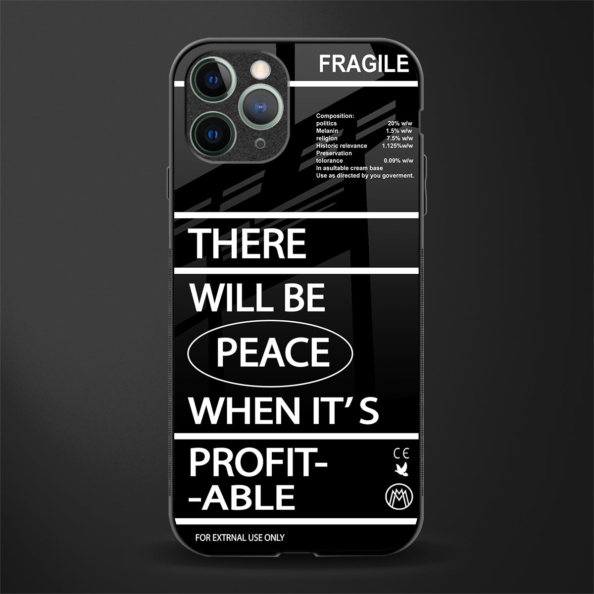 when it's profitable glass case for iphone 11 pro image
