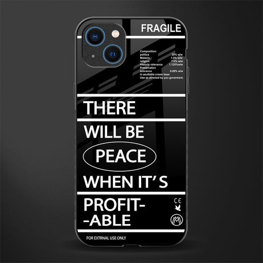 when it's profitable glass case for iphone 13 image