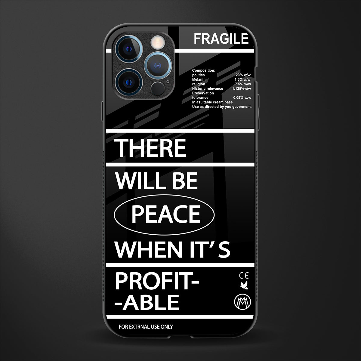 when it's profitable glass case for iphone 12 pro max image
