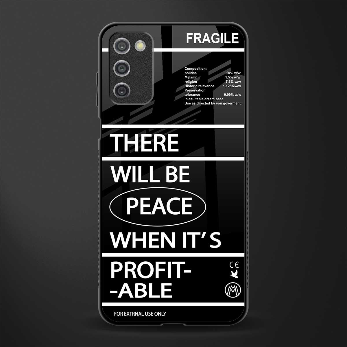 when it's profitable glass case for samsung galaxy a03s image