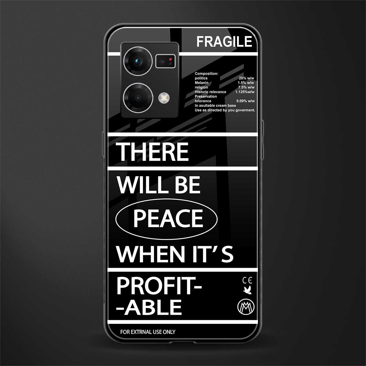 when it's profitable back phone cover | glass case for oppo f21 pro 4g