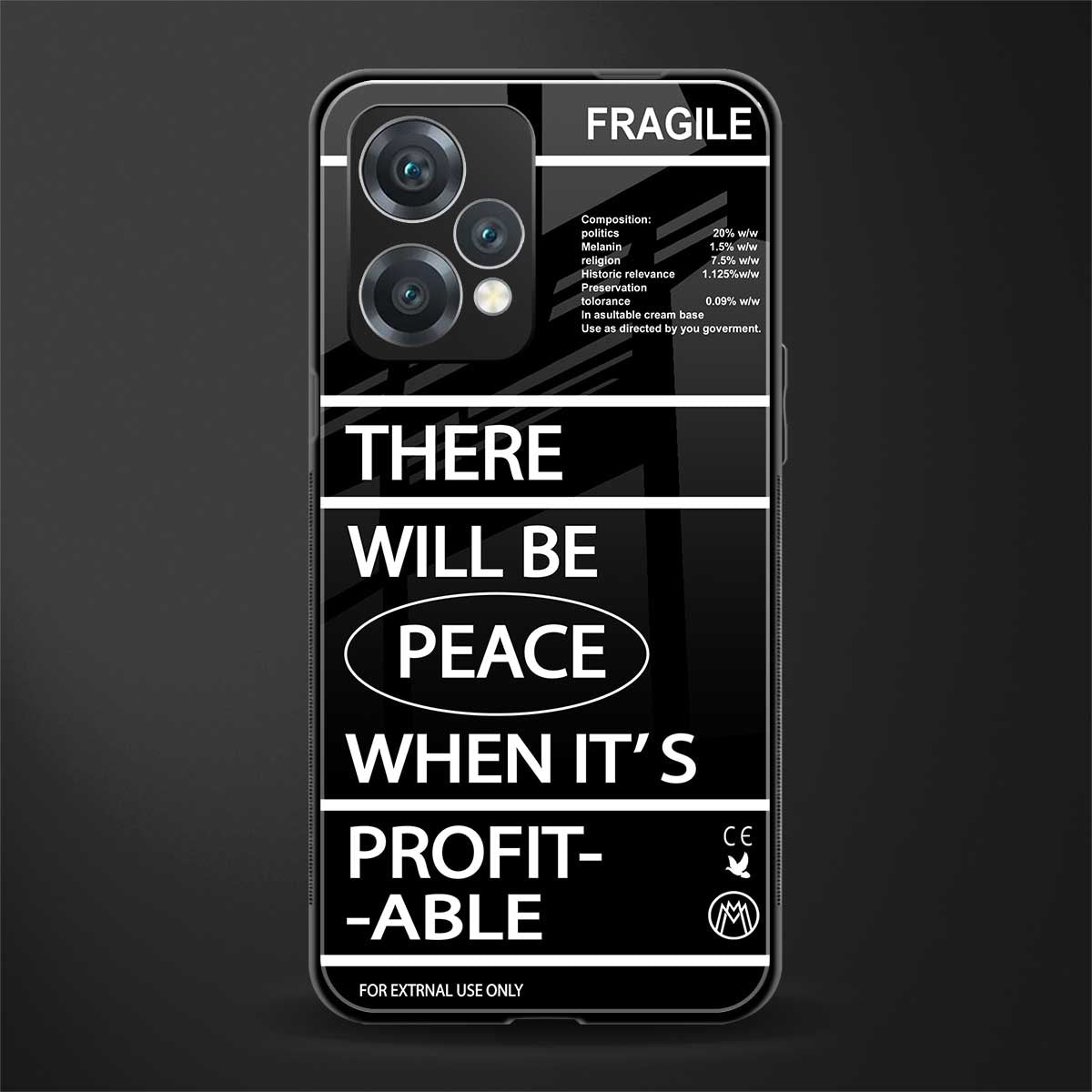 when it's profitable back phone cover | glass case for oneplus nord ce 2 lite 5g