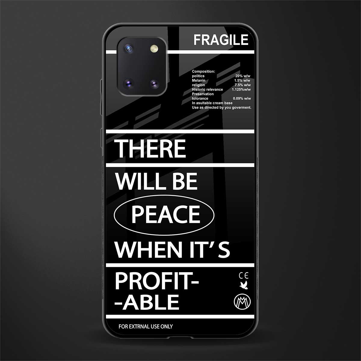 when it's profitable glass case for samsung a81 image