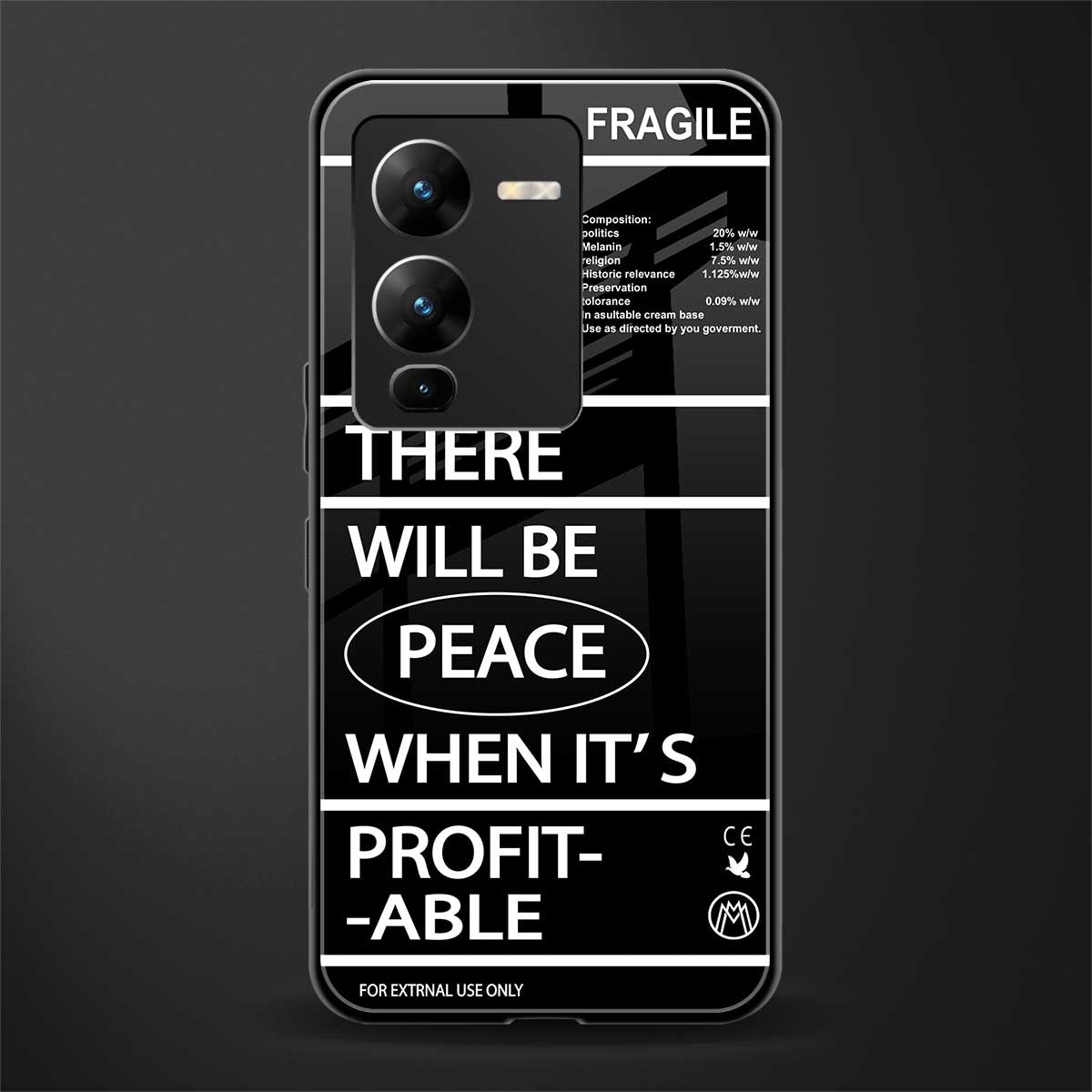 when it's profitable back phone cover | glass case for vivo v25 pro 5g