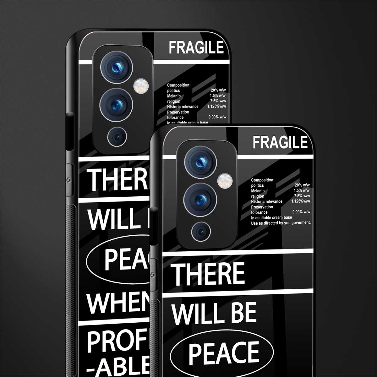 when it's profitable back phone cover | glass case for oneplus 9