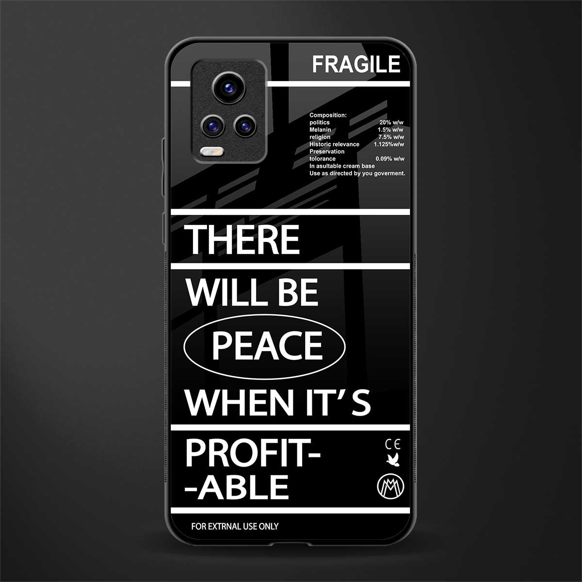 when it's profitable back phone cover | glass case for vivo v21e 4g
