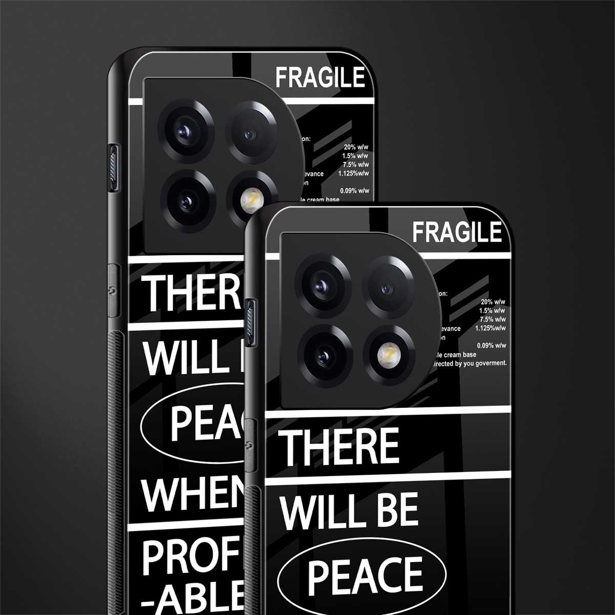 when it's profitable back phone cover | glass case for oneplus 11
