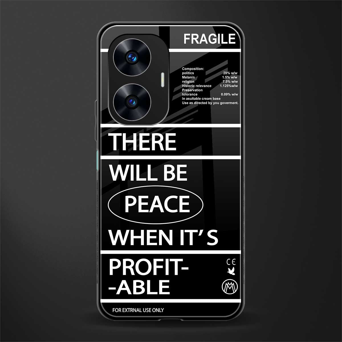 when it's profitable back phone cover | glass case for realme c55