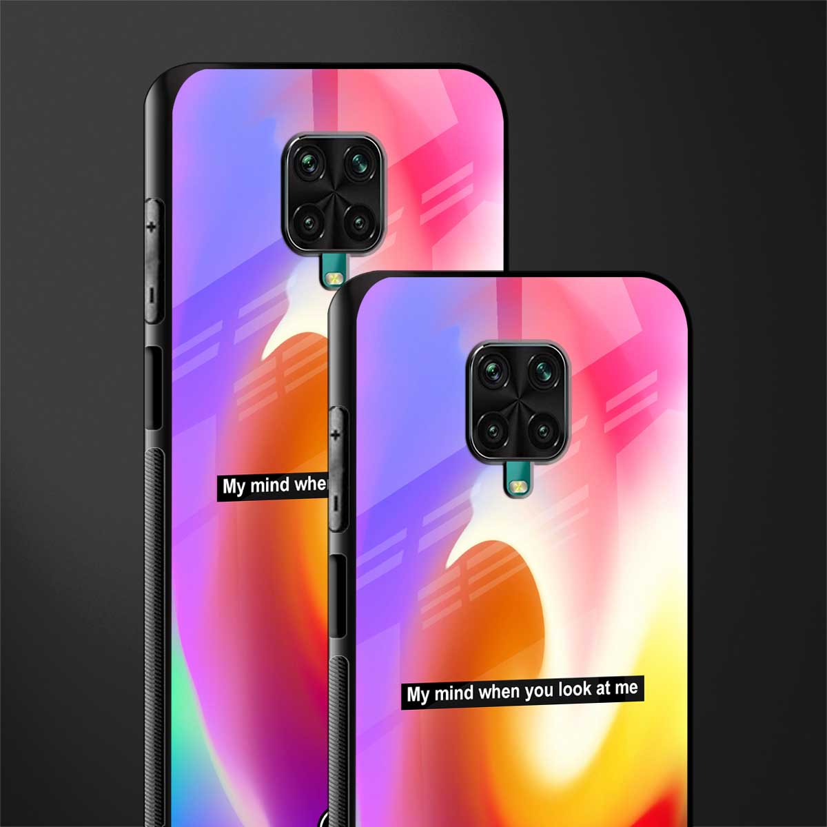 when you look at me glass case for redmi note 9 pro max image-2