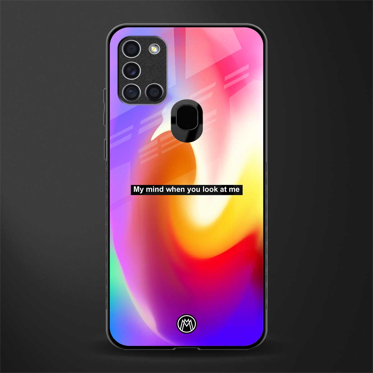when you look at me glass case for samsung galaxy a21s image
