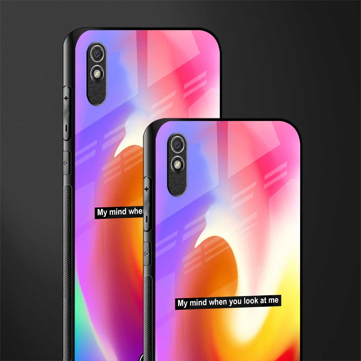 when you look at me glass case for redmi 9a image-2