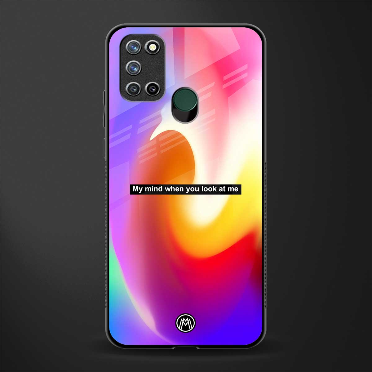when you look at me glass case for realme 7i image