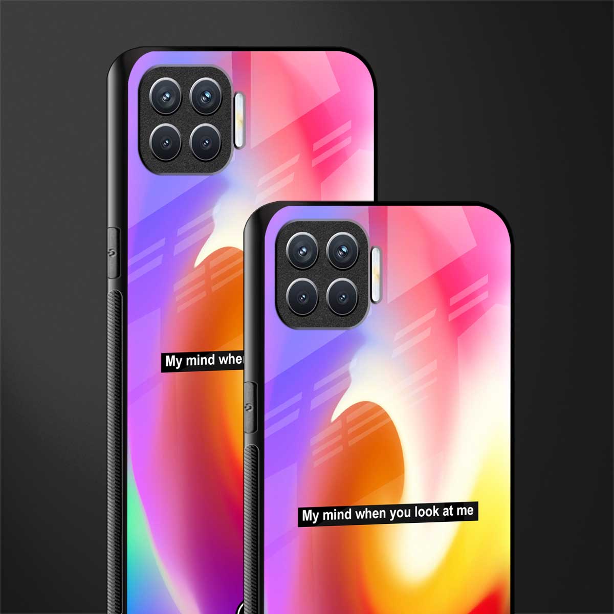 when you look at me glass case for oppo f17 pro image-2