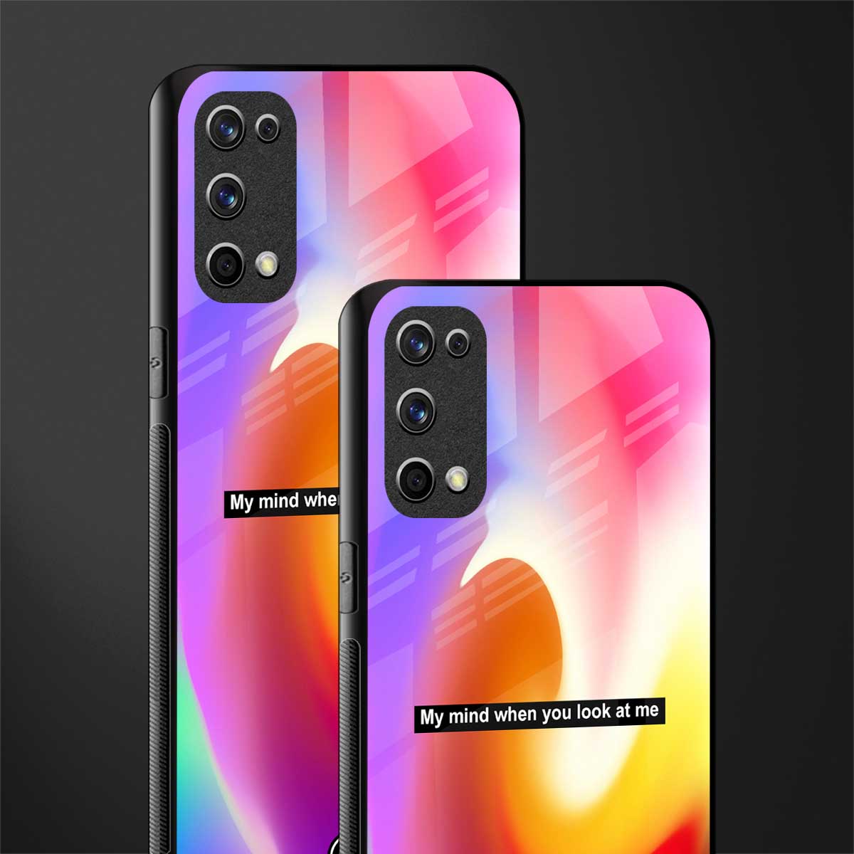 when you look at me glass case for realme x7 pro image-2