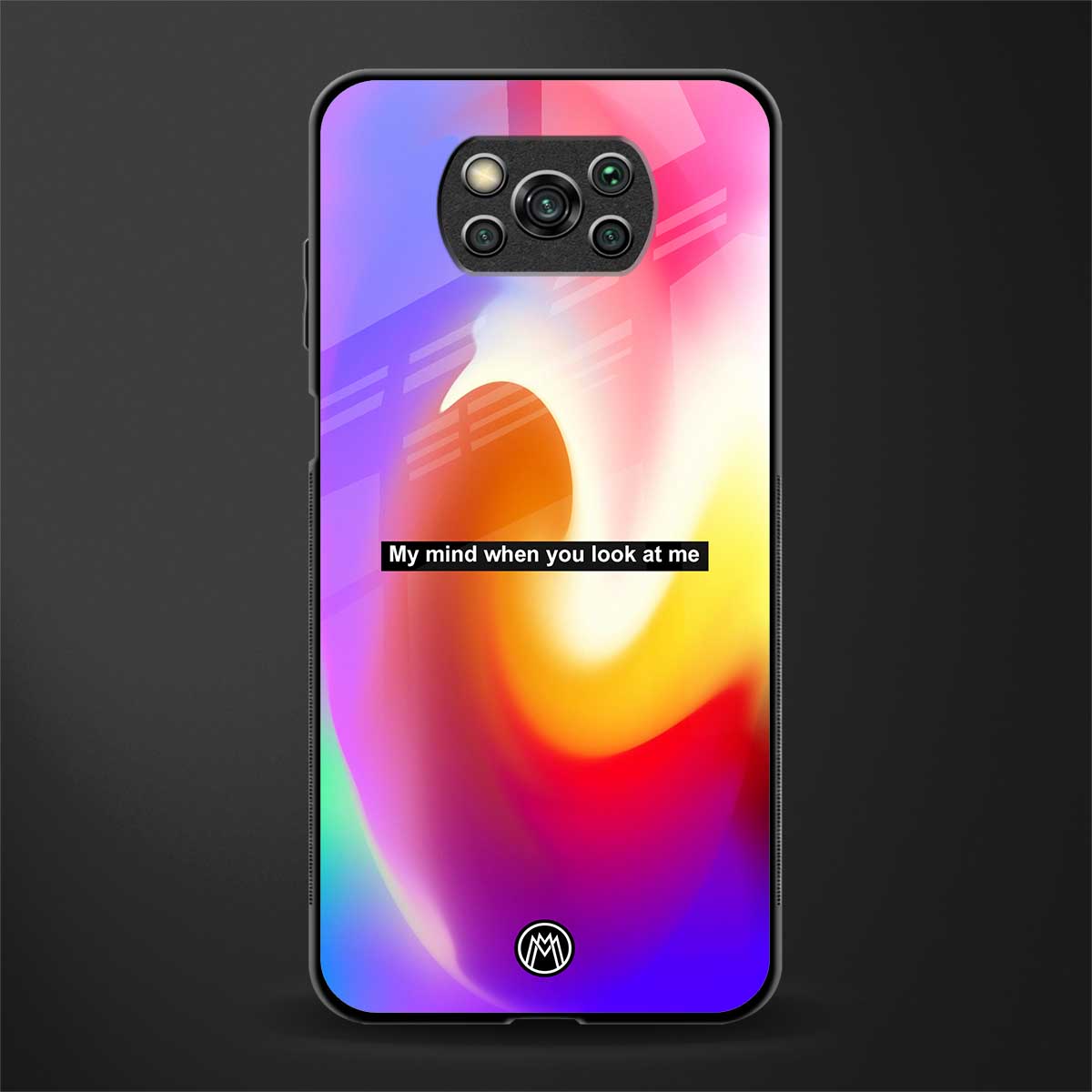 when you look at me glass case for poco x3 image
