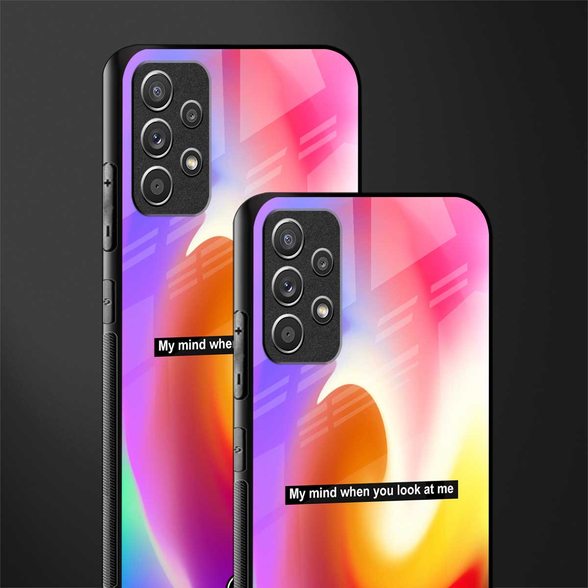when you look at me glass case for samsung galaxy a72 image-2