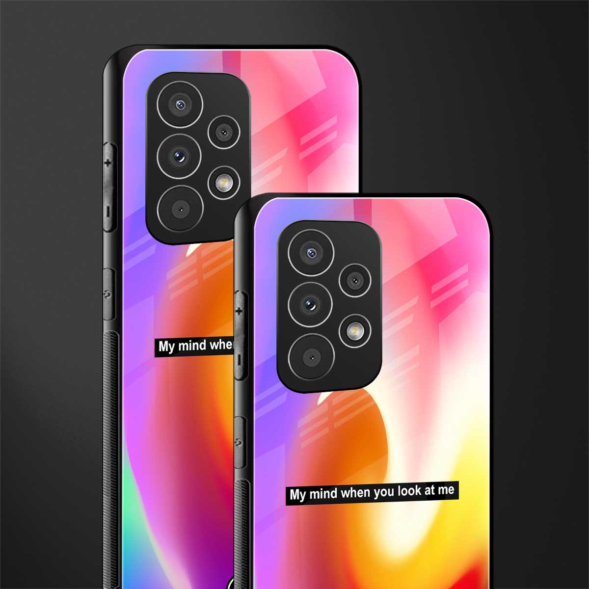 when you look at me back phone cover | glass case for samsung galaxy a23