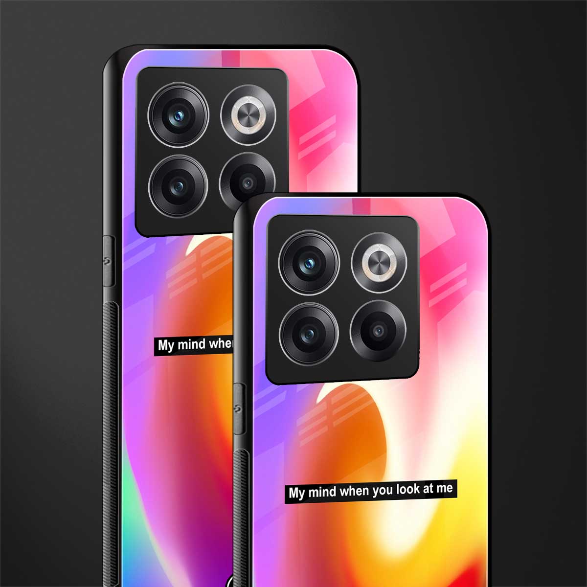 when you look at me back phone cover | glass case for oneplus 10t