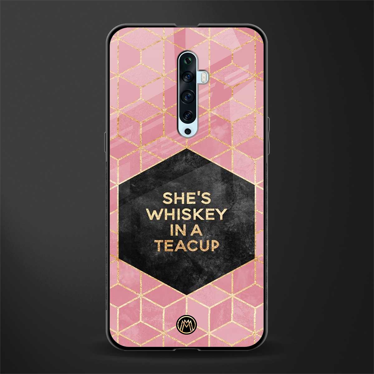 whiskey in a teacup glass case for oppo reno 2z image