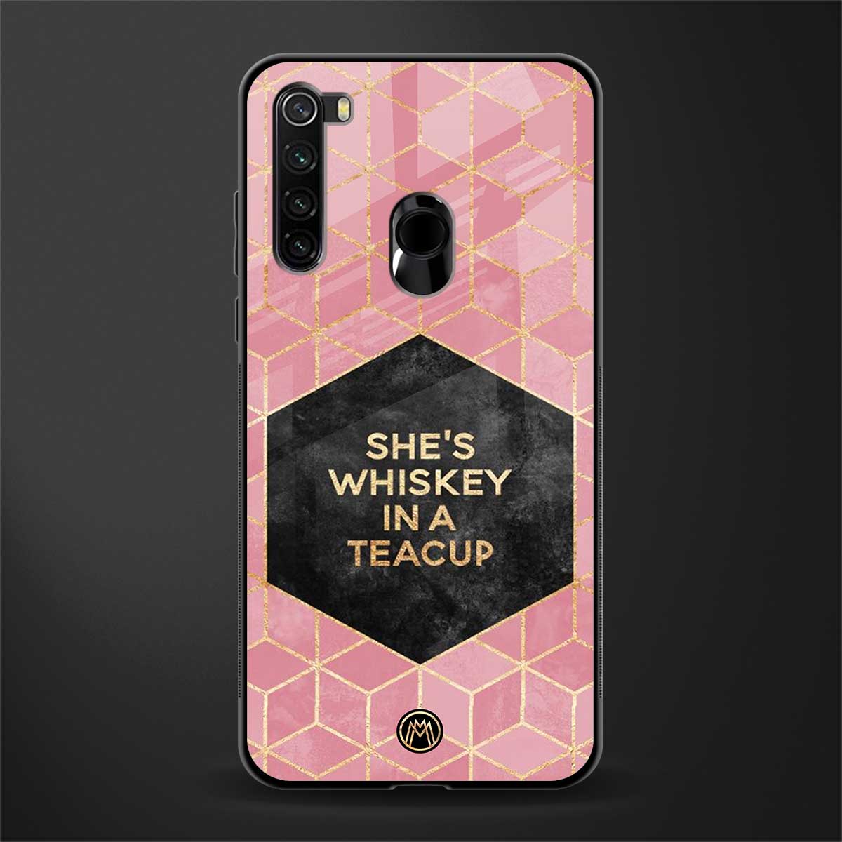 whiskey in a teacup glass case for redmi note 8 image