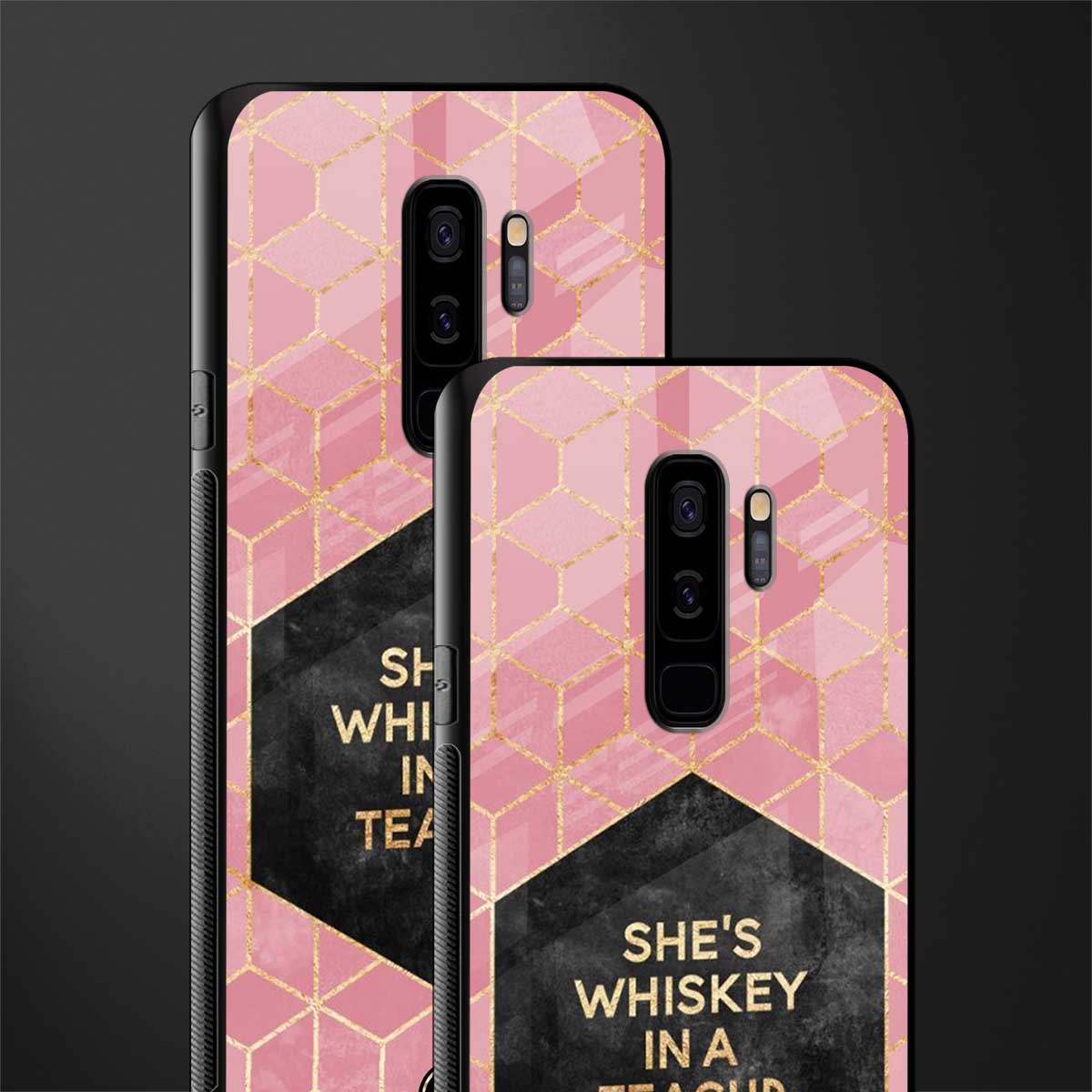 whiskey in a teacup glass case for samsung galaxy s9 plus image-2
