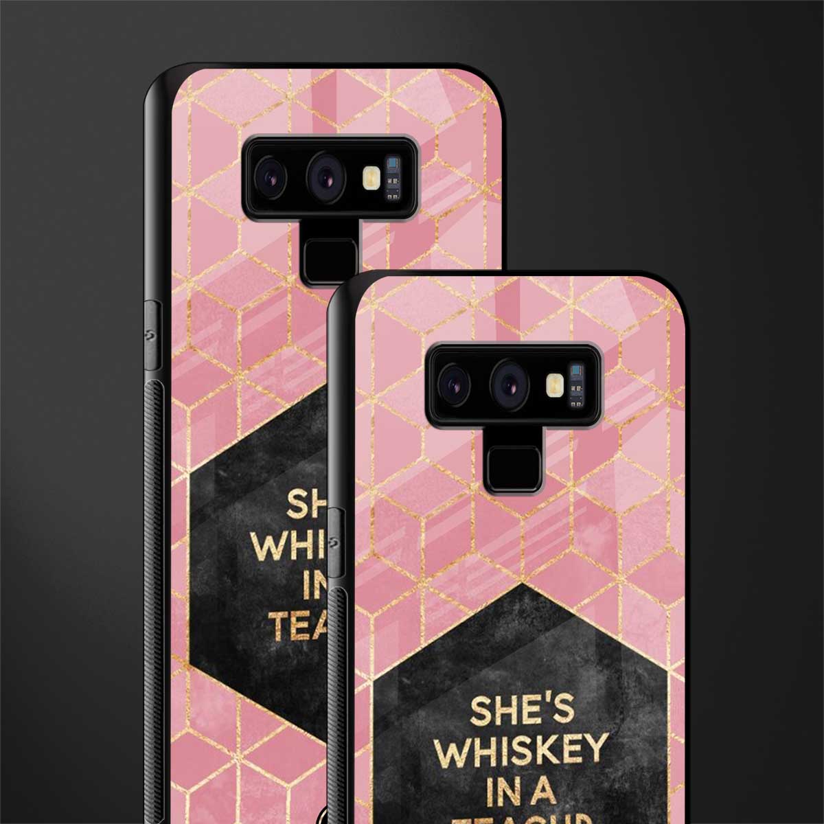 whiskey in a teacup glass case for samsung galaxy note 9 image-2