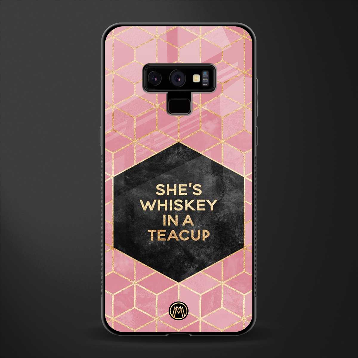 whiskey in a teacup glass case for samsung galaxy note 9 image