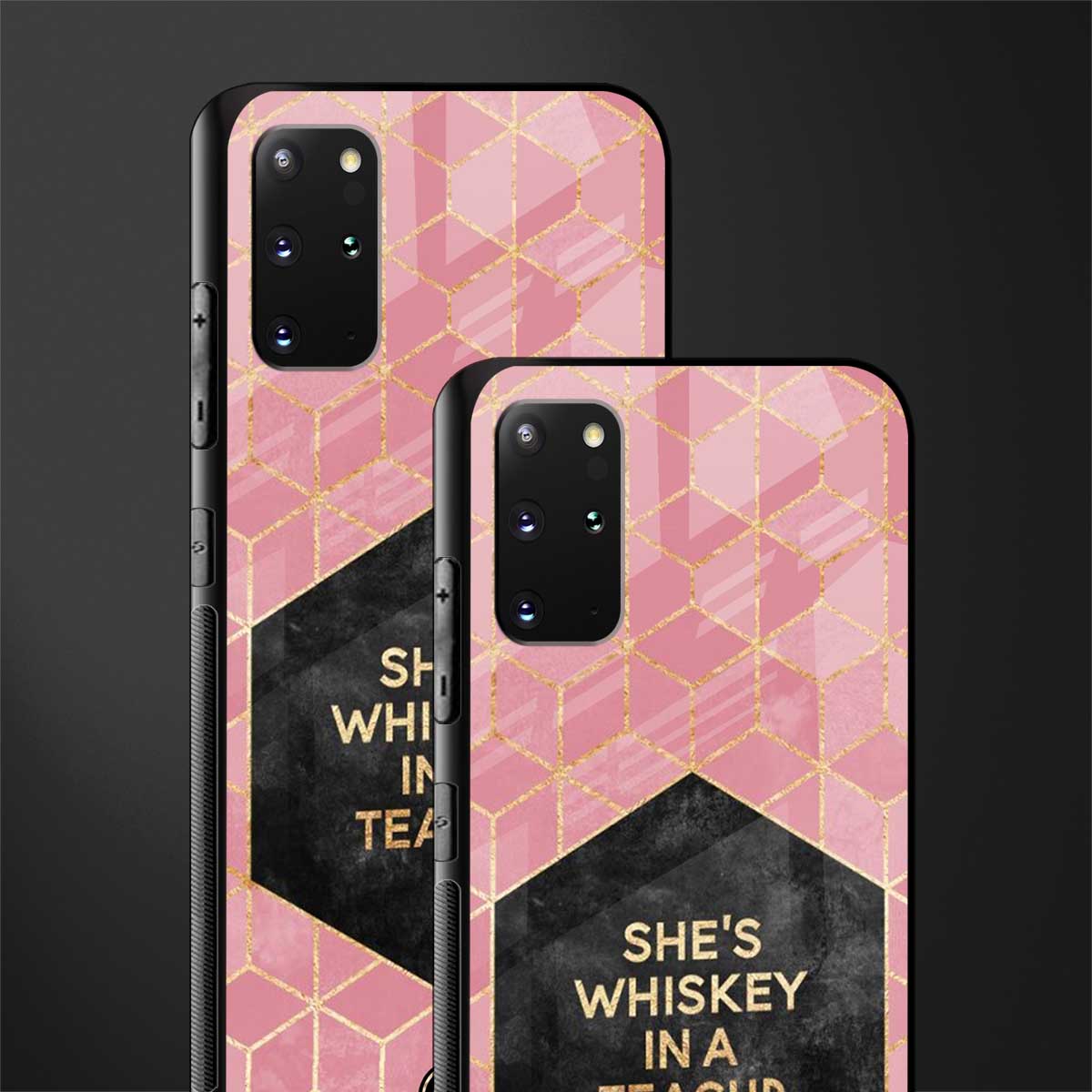 whiskey in a teacup glass case for samsung galaxy s20 plus image-2