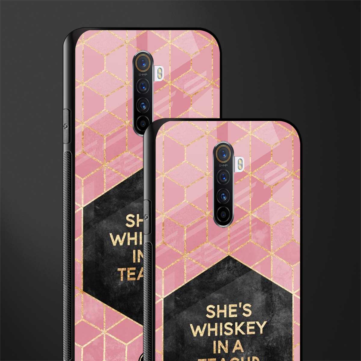 whiskey in a teacup glass case for realme x2 pro image-2