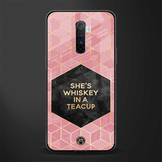 whiskey in a teacup glass case for realme x2 pro image